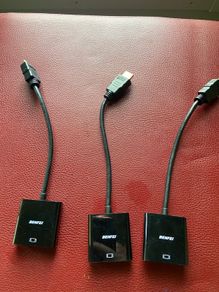 VGA to HDMI adapter x 3