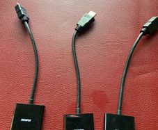 VGA to HDMI adapter x 3