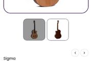 sigma semi acoustic classical guitar