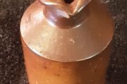 possibly earthenware ink bottle