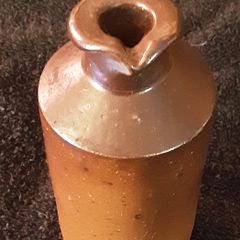 possibly earthenware ink bottle