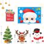 385 Pcs Christmas Window Stickers 10 Sheets Double Sides Xmas Window Decorations Santa Clings (FREE POSTAGE Image 2
