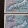 1991 Central Bank of Ireland 20 Pound Notes in Sequence Image 5
