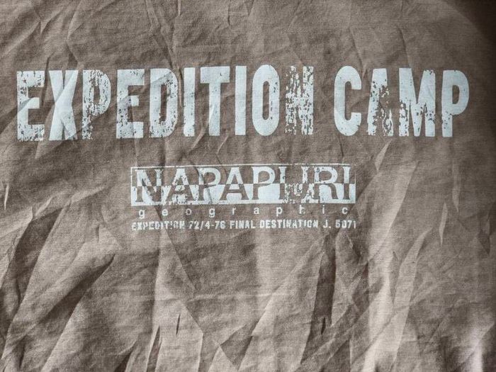 Napapijri Geographic Expedition Camp Vintage Men Jacket XL BEIGE