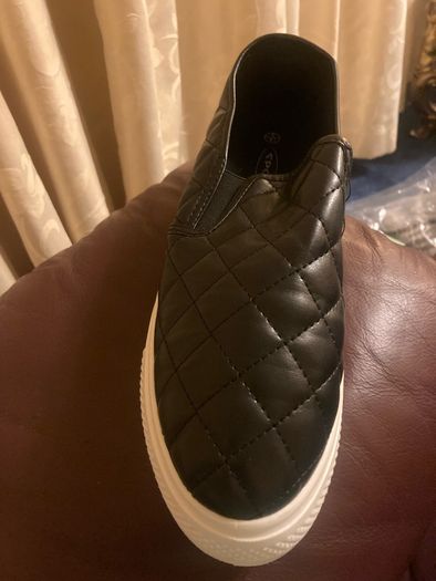 Black Casual Slip On Shoes. BNIB