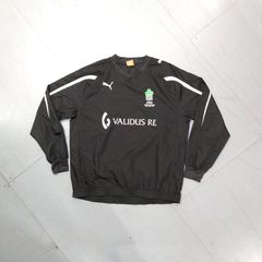 Ireland Legends (L) v England Legends Stuart Mangan Memorial Cup Jacket Rugby Jersey IRFU Eire Irish  Puma Black Wind Breaker St Patricks Day Paddys Day Large