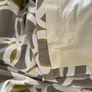 Contemporary Geometric Design Heavy Linen Curtains 2 Pairs 128"w x 87"d Image 4