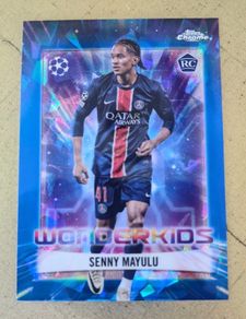 Senny Mayulu 2024-25 Topps Chrome Sapphire Wonderkids #WK-15 RC