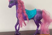 Barbie Dreamtopia Princess Purple Unicorn Pink Hair With Turquoise Saddle