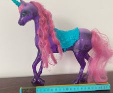 Barbie Dreamtopia Princess Purple Unicorn Pink Hair With Turquoise Saddle