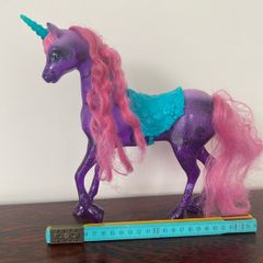 Barbie Dreamtopia Princess Purple Unicorn Pink Hair With Turquoise Saddle
