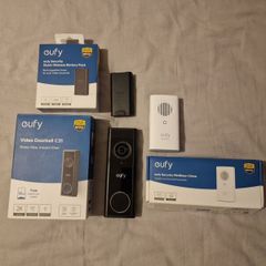 Eufy Doorbell c31 camera + chime + extra battery