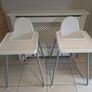 2 High Chairs (IKEA) with Support Cushions Image 2