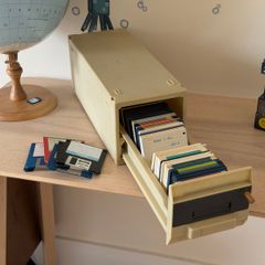 Box 1 with old Amiga discs