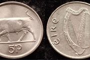 [#2088] - Ireland 2000 | Irish 5 Pence | Bull | KM.28 | UNC