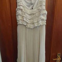 Unused Cream Evening Dress