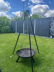 fire pit and bbq