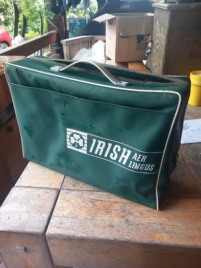 Aer Lingus case, 1970s, carry on, D18 post 8e