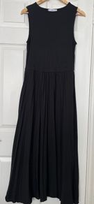 Pleated Long Dress - Mango - Size L