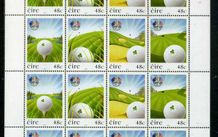 2006 Ireland The 36th Ryder Cup Golf Commemorative Stamp Sheetlet Plate 1B1B1B1B Mint Never Hinged (MNH)