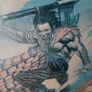 Slaine the Barbarian poster Framed. 1990 Image 4