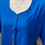 Vintage Royal blue Eastex Short sleeve blazer Image 3