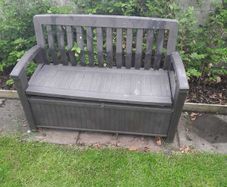 Garden Storage Bench