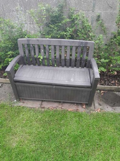 Garden Storage Bench