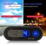 Mini Electronic Car Clock Time Watch Auto Dashboard Clocks Luminous Thermometer LCD Backlight Digital Display Car Accessories Image 2