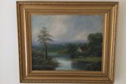 Art - Vintage Oil on Board ( C. Reilly)