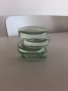 Glass weights for fermenting