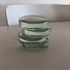Glass weights for fermenting