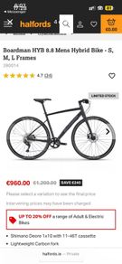 hybrid mens bike