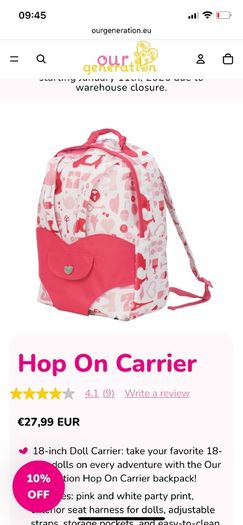 Our Generation Carry Bag