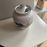 Large Hand Painted Avoca Blue  Canister with lid Image 10