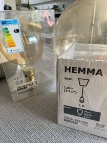 Hemma Glass Ceiling Light