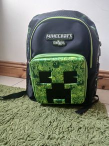 Minecraft knapsack bag