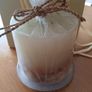 New. 3 items.  Dunnes stores. 110 hour burn candle. Frosted stand. Gift bag. Image 8