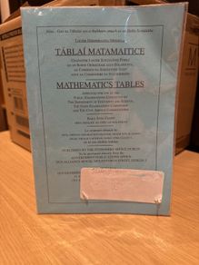 Mathematics tables
