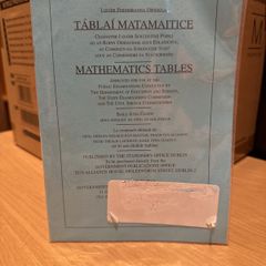 Mathematics tables