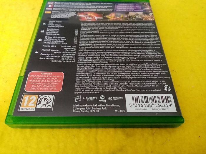 Power Rangers collectors edition Xbox one Xbox series X Games Original