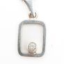 925 Vintage Sterling Silver CZ Necklace Image 2