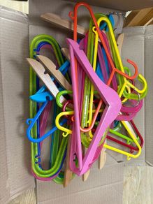 Assortment of kids hangers