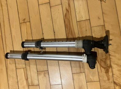 windsurfing mast extensions 30cm and 45cm plus base