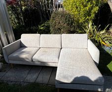Smedstorp 3 seat sofa with chase longue