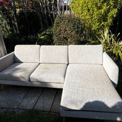 Smedstorp 3 seat sofa with chase longue