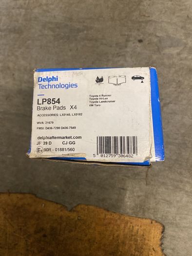 Delphi Brake Pads LP854