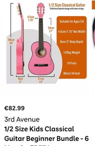 Children's Pink Guitar