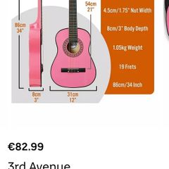 Children's Pink Guitar