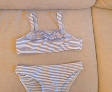 Blue & white 2 piece